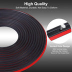 Soundproof Sealling Strips For Tesla Model 3/Y/X/S  (2019-2024) Door Seal Kit Soundproof Rubber Weather Draft Strip Wind Noise R
