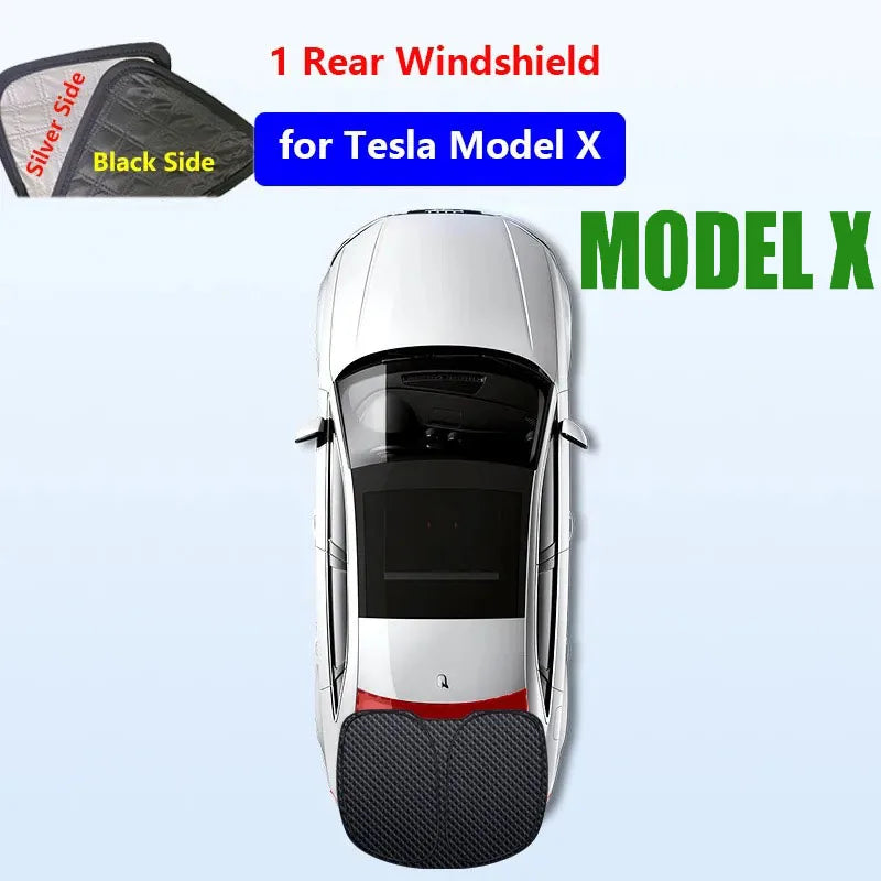 for Tesla Model 3 Y S X 2025-2020 26 Privacy Sunshade Side Window Sun Shades Front Rear Windshield Blind Shading Outdoor Camping