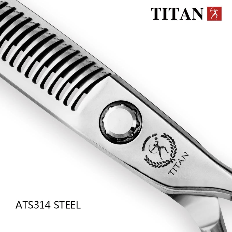 TITAN Professional hair scissors set   hairdressing salon cutting tools barber ATS314 STEEL shears 6.0inch