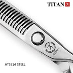 TITAN Professional hair scissors set   hairdressing salon cutting tools barber ATS314 STEEL shears 6.0inch