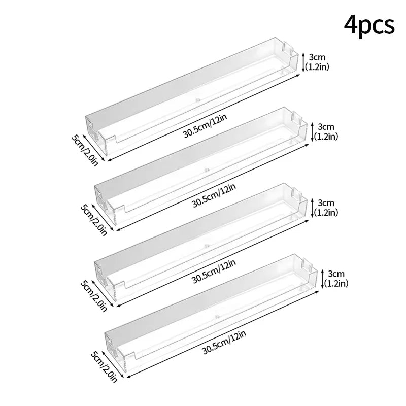 Acrylic Wall Mounted Display Shelf Rack, Clear Doll Storage Organizer, 1pc-10pcs