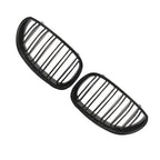 Front Kidney Grille Double Slats Glossy Black For BMW 5 series E60 520i 523i 525i 528i 530i 535i 550i 2003 2004 2005 2006-2009