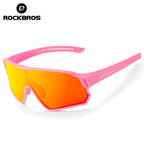 ROCKBROS Sunglasses Girls Boys Polarized Photochromic Goggles Children Out Sports Riding UV Radiation Protection Eyeglasses
