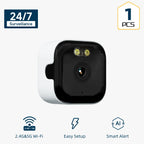 2PCS/1PCS HEIYOUCAM Window Camera-Replaces Outdoor Cameras | 2.4/5GHz Wi-Fi | 3MP HD | Full-Color Night Vision Thru Window