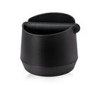 Leeseph Coffee Knock Box Residue Dump Container, Non-slip Durable Barista Grinding Waste Collection Box Fat Body with Knock Bar