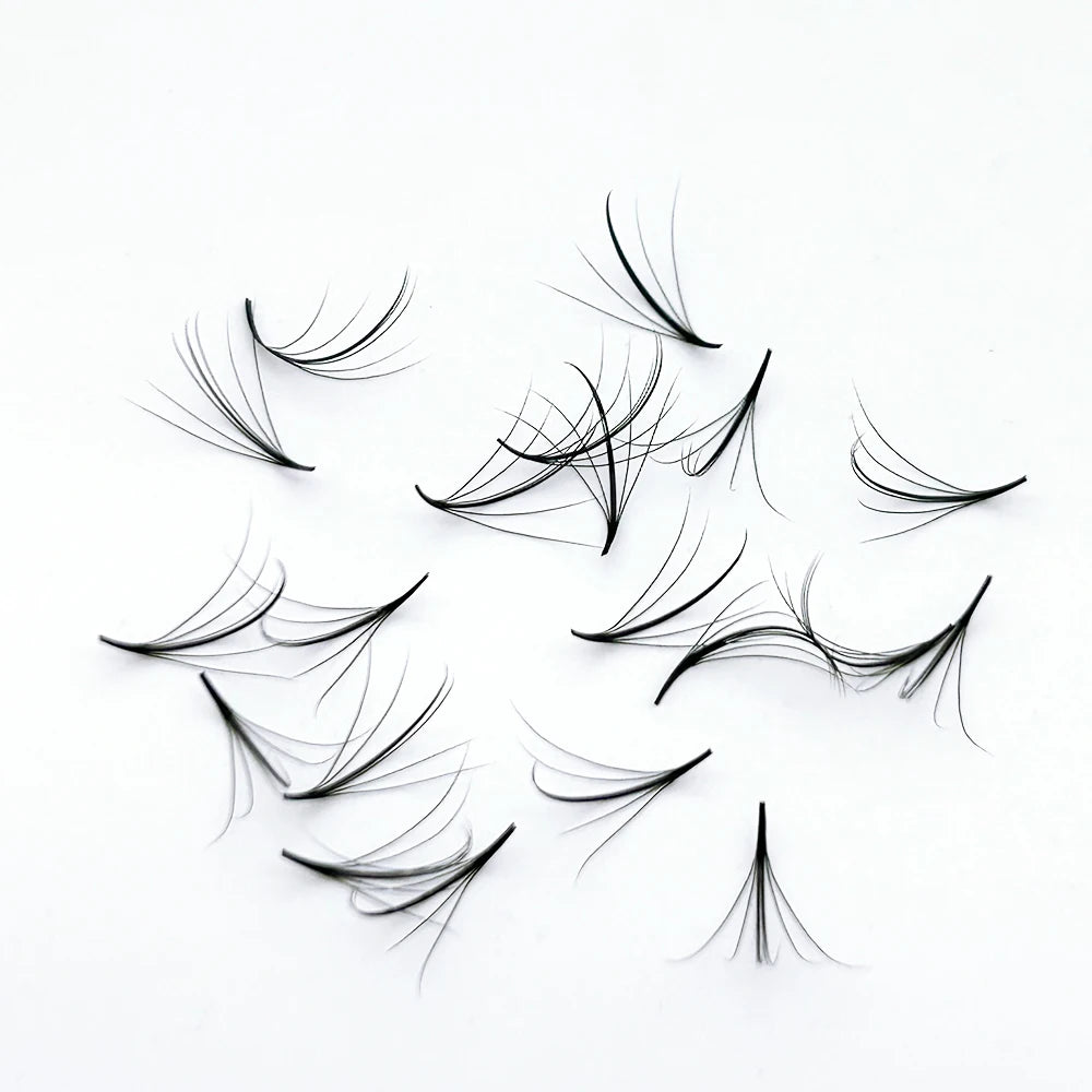5D/7D/9D 8-15mm Mixed length Sandwich Premade Volume Wispy Fans Eyelash Extension Handmade Natural Spikes False Lashes Extension