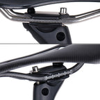 ELITAONE MTB Carbon Seat Post 27.2/30.9/31.6mm Offset 20mm Road Bike Seatpost with Carbon Fiber Base Cover