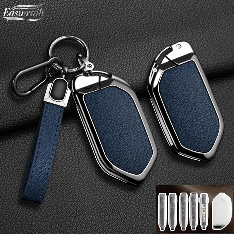Car Accessories Key Case Cover Holder For Kia EV9 Picanto Sorento MQ4 Carnival KA4 Morning K5 Carens 2024 4/5/6/7/8/9Buttons