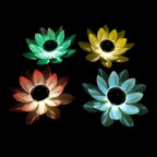 Solar Floating Lotus Light Waterproof LED Night Light Festive Wishing Lamp For Pond Pool Garden Fish Tank Decoration Supplies