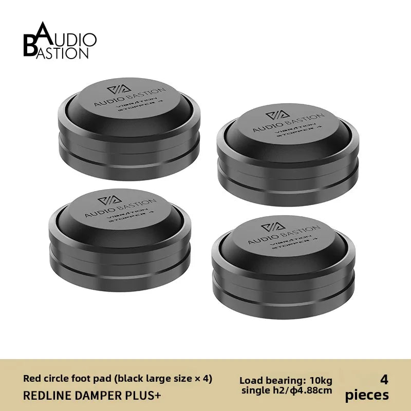 AudioBastion Anti-Vibration Pads for Speakers/Subwoofer/Amplifier - Hi-Fi Isolation Feet Improve Sound Quality (Set of 4)