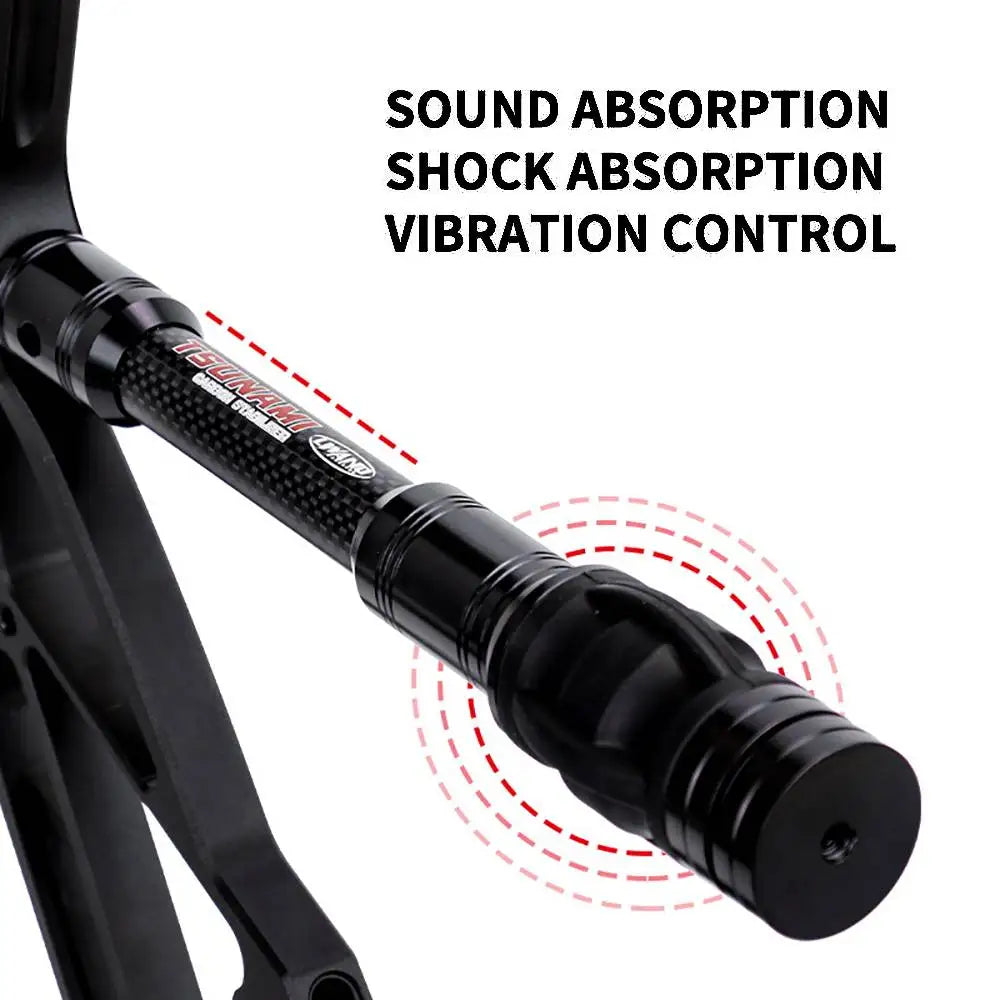 CUPID Archery Compound Bow Stabilizer Carbon Fiber Shock Absorber for Hunting Target Shooting