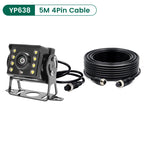 GreenYi 170° AHD 1920*1080P Fisheye Wide Angle Lens High Definition Starlight Night Vision Car Rear View Camera For Bus Truck