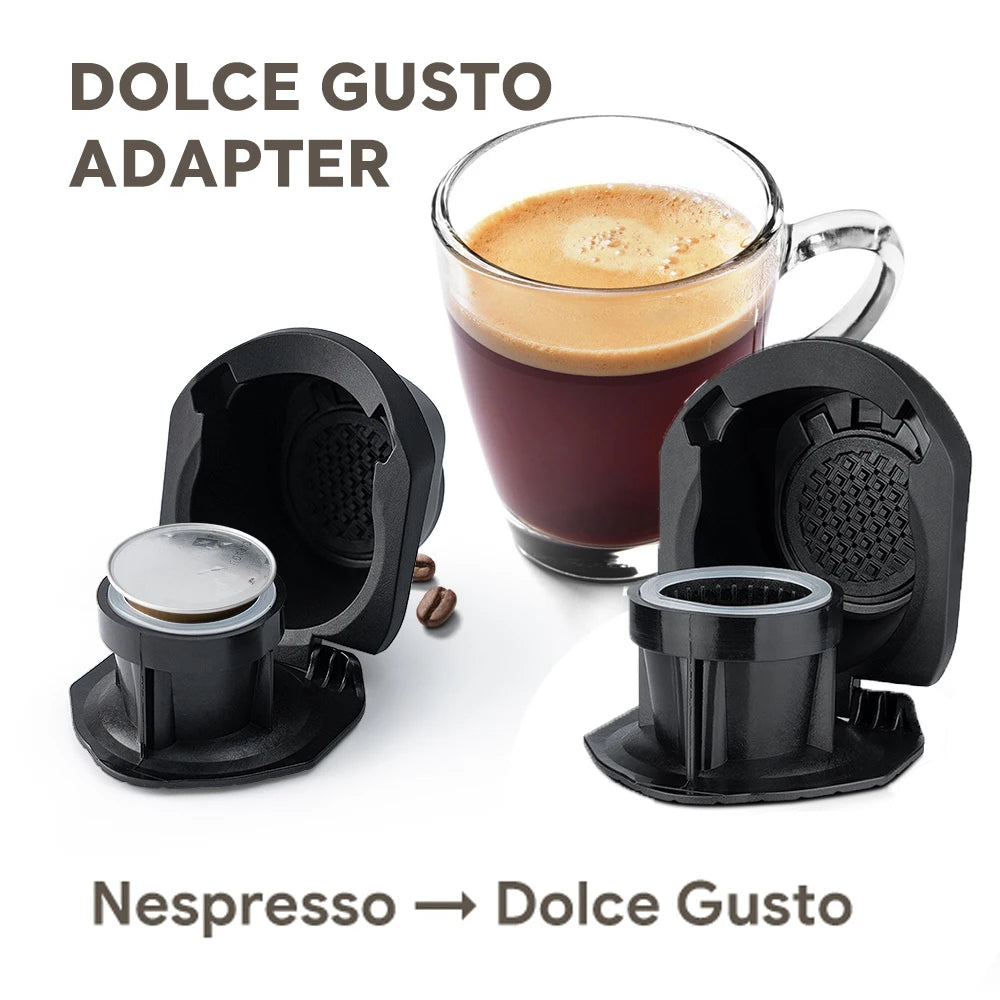 icafilas Reusable Adapter  for Dolce Gusto EDG MINI Me Maker for Nescafe Genio S Plus Nespresso Coffee apsule  Holder