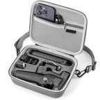 Storage Bag for DJI Osmo Mobile 7P/8 Gimbal Stabilizer Hard Case Travel Portable PU Shoulder Bag Camera Accessories