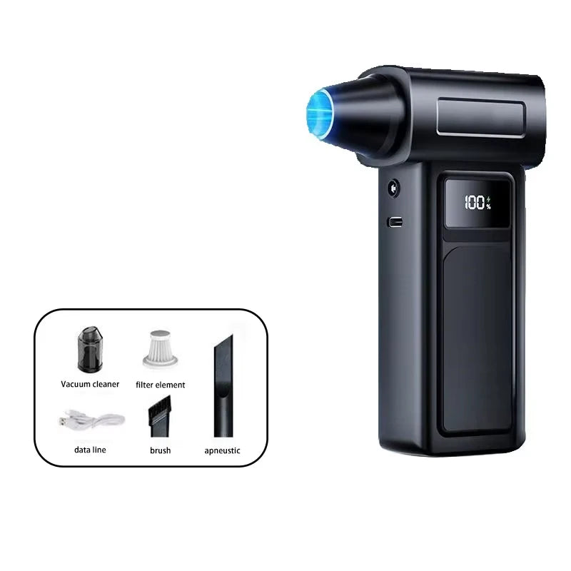 1000000 RPM Turbo Jet Blower Electric Powerful Air Blower Portable Dust Cleaner USB Charging 65m/s Brushless Jet Blower