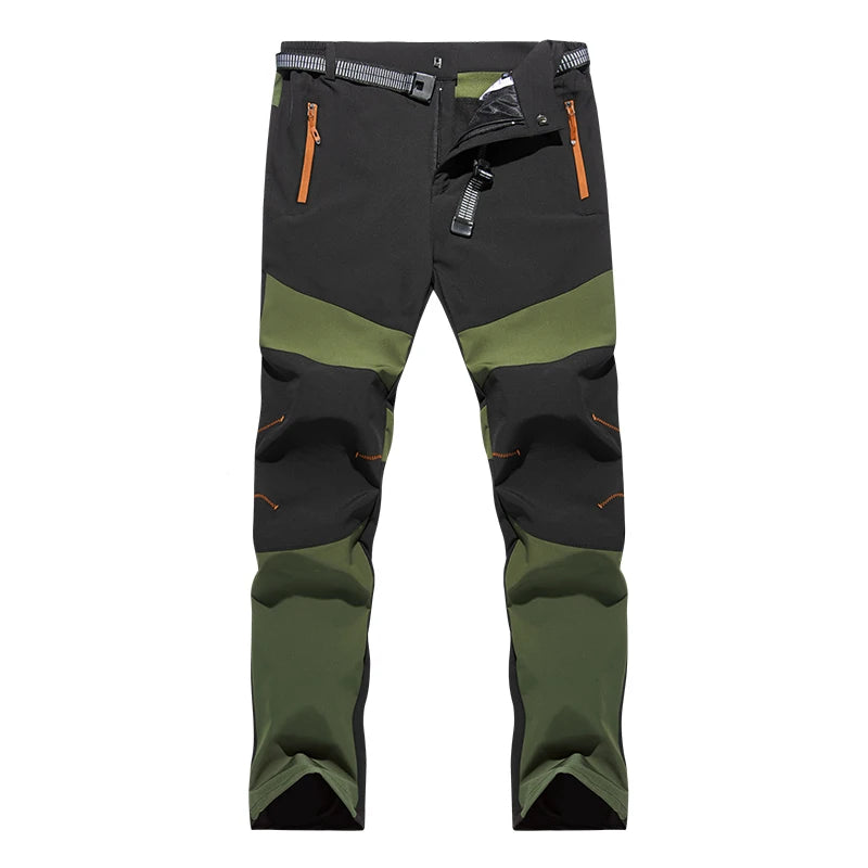 Fanuocetar Stretch Quick Dry Hiking Pants Mens Summer Outdoor Splash Proof Camping Trekking Fishing Climbing Breathable Trousers