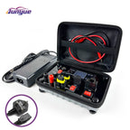 JunYue 110V-220V to 12V Test box Tester for Auto Car LED Headlight HID Xenon LED Bulb H7 H4 9005 9006 H11 H8 H9 LED Tester Bag