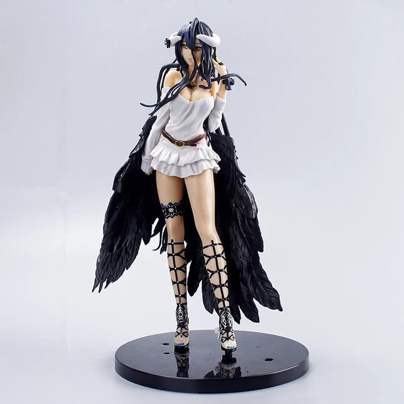 21cm Albedo Action Figures black wings Protector PVC Collectile figure Undead girl home Decoration Model Toys For kid gift