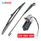Electric wiper motor kit 12V or 48V/60V with or without switch for e-bike tricycle