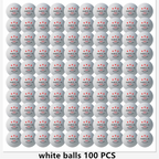Huieson 3 Star Ping Pong Balls 50~100 PCS ABS 40+ New Material Table Tennis Balls Ping Pong Balls For Competition