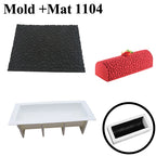 Meibum Silicone Baking Mats Set Cake Decorating Tools Veins Mat Fondant Moulds Mousse Cake Molds Dessert Bakeware Pastry Pan