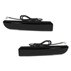 2pcs For Mitsubishi Lancer Evo X Outlander Red Rear Bumper Reflector Lights ,Tail/Brake Rear Fog Lamps and Turn Signal Light