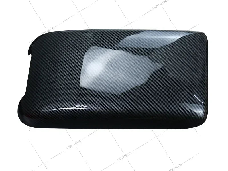 For Mercedes Benz C class W203 2002-2006 Car Stickers Stowing Tidying Armrest Box Panel Carbon fiber Cover Interior Accessories