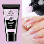 BORN PRETTY Acrylic Gel For Manicure Crystal 30ml Nail Gel Polish For Extension False Nail Tips Quick Building Hybrid Varnish