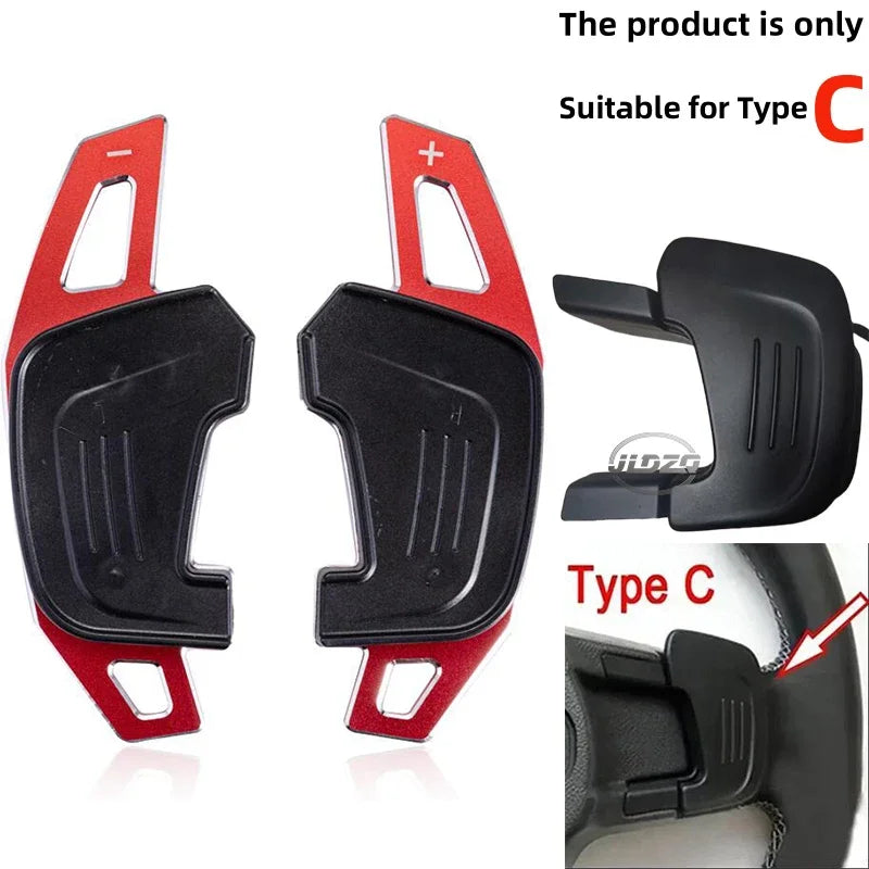 Car Steering Wheel Paddle Shift Extend Shifter Sticker For VW Golf 7 GTI MK7 GTE GTD RLINE Volkswage POLO Scirocco Sagitar GLI