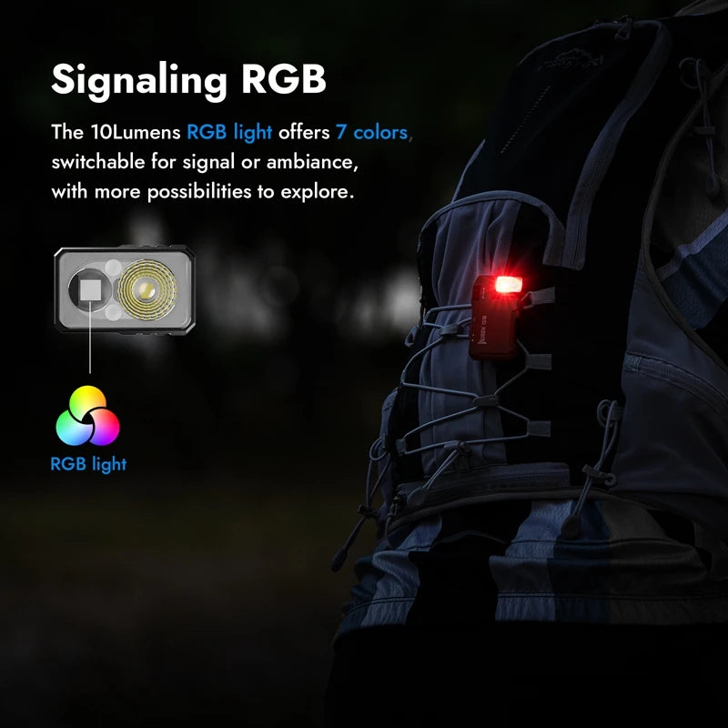 WUBEN G5 EDC Flashlight 400Lumens Portable Pocket Mini Light Waterproof Torch 180° Rotating Head With Magnetic Tail For Outdoor