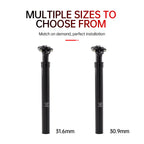 TESNO MTB Road Bicycle Shock Absorber Seatpost Tube Bikes Seat Post Dropper Manual Travel Height Adjustable Suspension 30.9/31.6