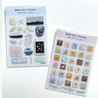 Cute Cartoon Ocean World 3D Jelly Stickers Transparent Resin Gel Self-adhesive Decoration for DIY Phone Cases Tablet Computers