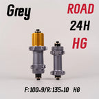 New 24 Hole Sealed Bearing Ultra Light Four Claw Road Bicycle Wheel Hub, 100/135/142 Compatible With For SHIMANO SRAM 11S