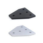90° corner angle bracket plate, L/T, for 2020/3030/4040 aluminum profile, 4-10pcs