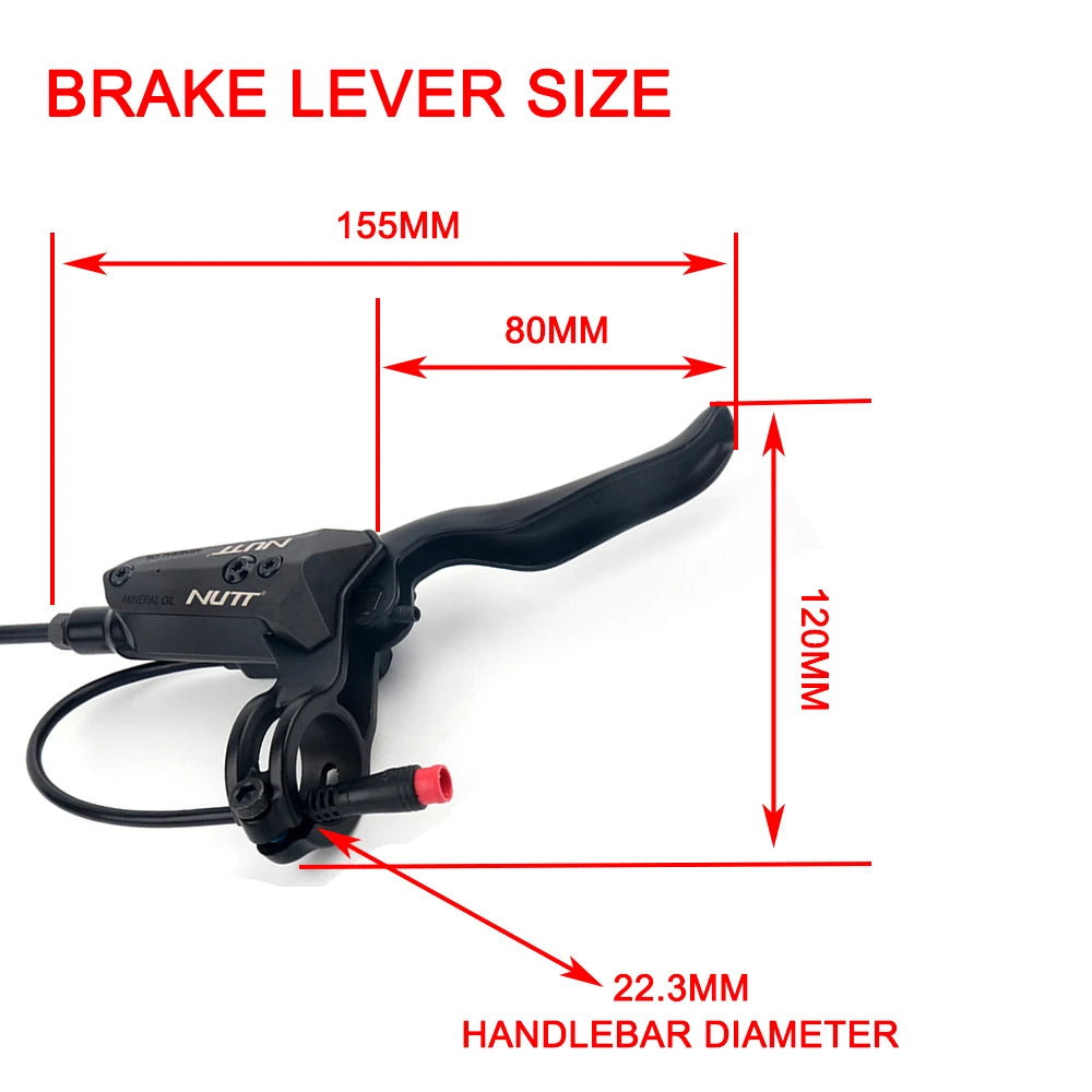 NUTT-A5-D Electric Scooter Hydraulic Brake for Dualtron DT Zero 10X Mini KUGOO G1 Booster ES3 Dualtron Ultra Speedway E-Scooter