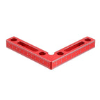 90 Degree Positioning Square Right Angle Clamp Aluminum L Block w/ Scale 120mm