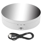 Motorized Rotating Display Stand,360 Degree Electronic Turntable Display Stand,Jewelry,Watch,3D Models(Does not contain battery)