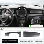 Center Console Decorative Shell Cover for Mini Cooper F55 F56 F57 2014-2021 ABS Leather