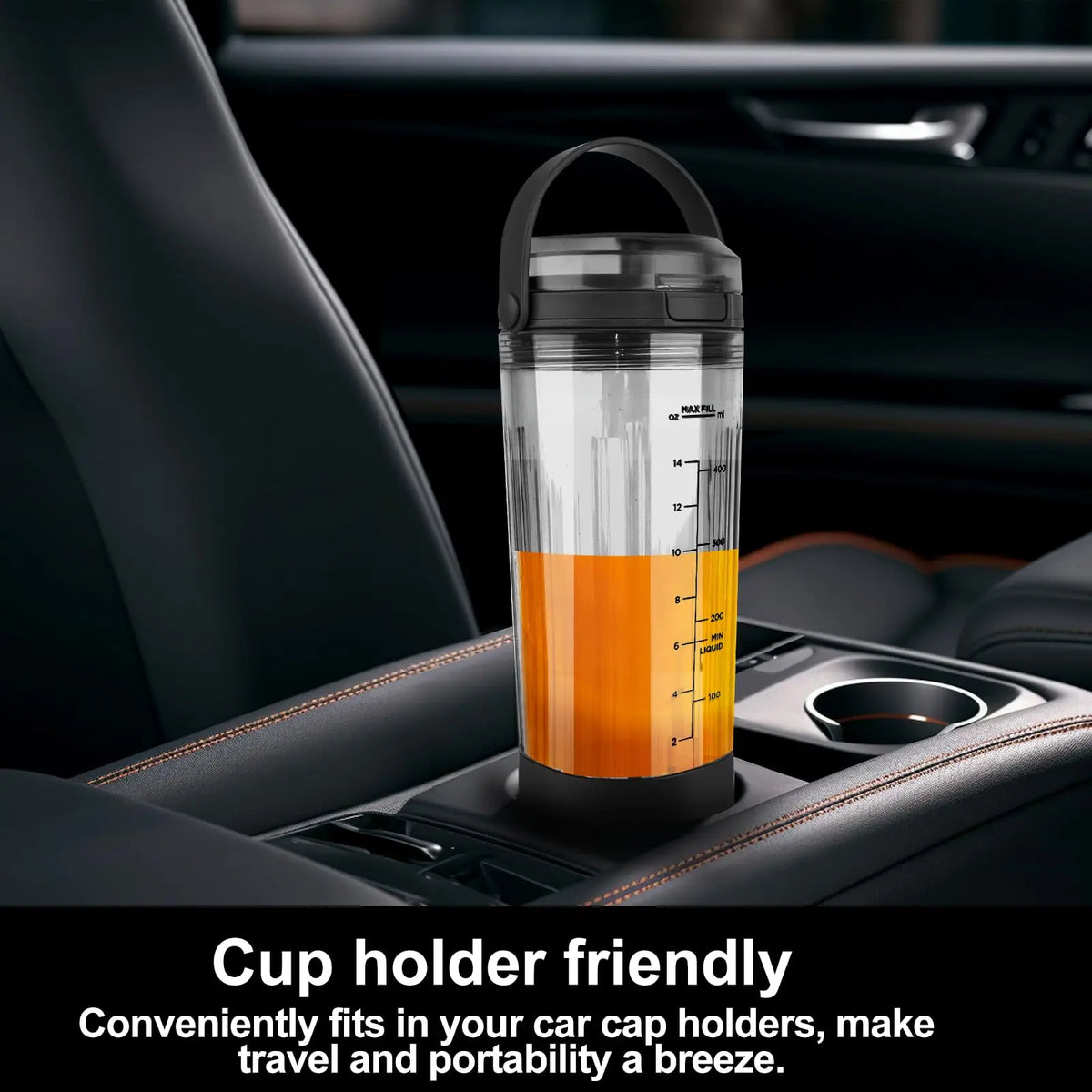 Blender Cup for Ninja Blast BC151BK /BC100 Series Portable Blender For Shakes and Smoothies BPA Free Leakproof-Lid and Sip Spout