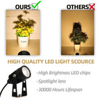 Led Garden Lights Outdoor Lawn Lamp Safety Low Voltage Street Lights IP65 Waterproof 2/4/6/12 in 1 Landscape Lighting Warm White