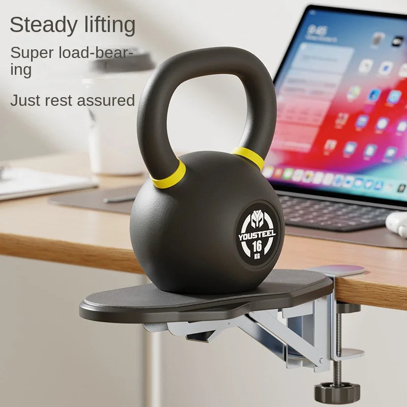 Foldable Ergonomic Computer Desk Arm Rest Pad Wrist Rest Support For Keyboard Armrest Extender Rotating Mouse Pad Holder Rack