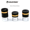 Celestron 62 degree aspherical high-definition eyepiece 4/10/23mm Fully Coated for 1.25" Astronomy Telescope
