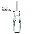 MAGICBROS 26-Inch Shock-Absorbing Front Fork for Mountain Bikes - Disc Brake & V-Brake Compatible Bicycle Front Suspension