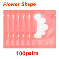 Flower-Pink-100pairs / China Mainland
