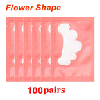 Flower-Pink-100pairs / China Mainland