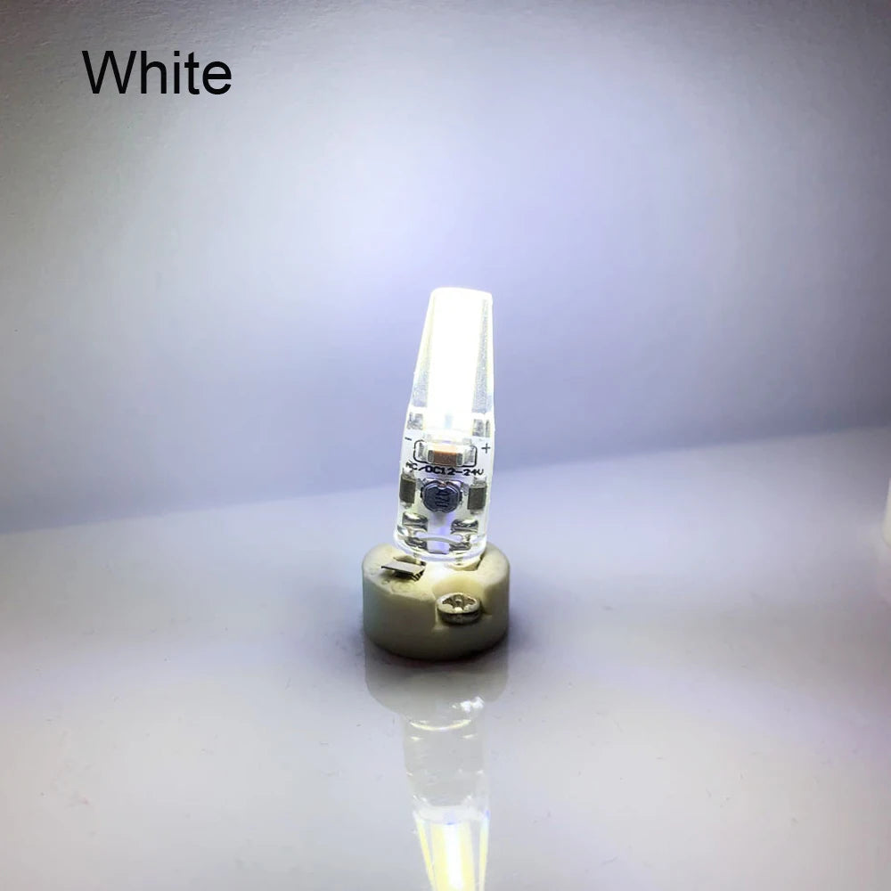 G4 led lamp lampada AC DC 12v 24V 2W 3W 5W 6W cob led light replace 360 Beam Angle Halogen Chandelier g4 led bulb 5pcs