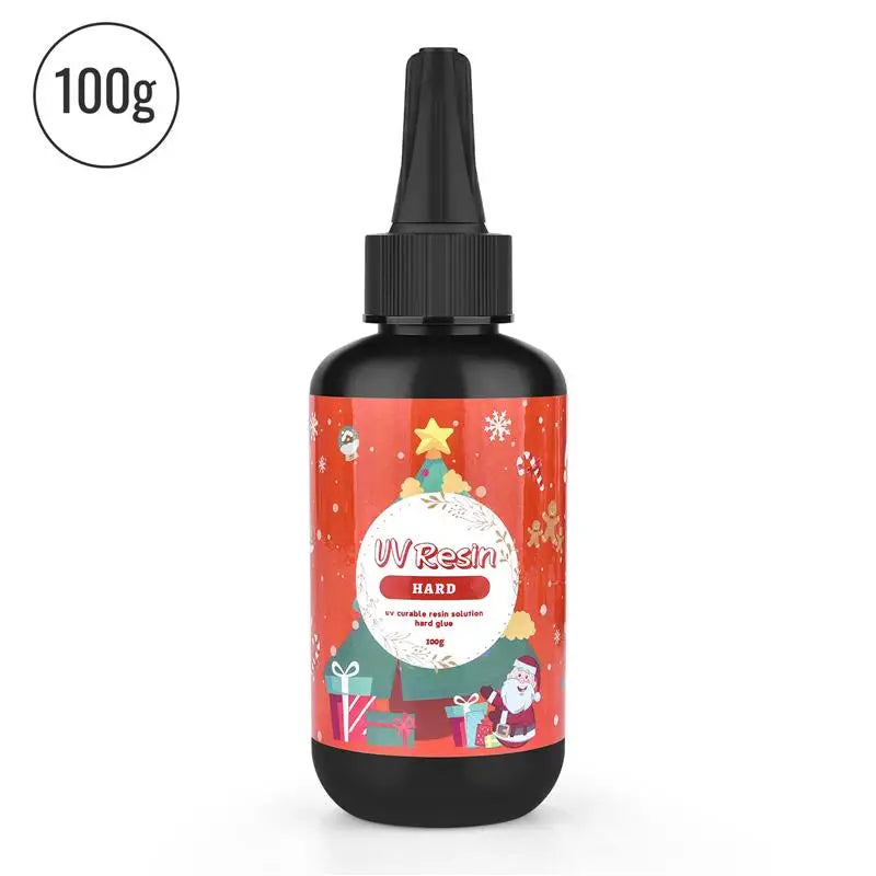 Bulk UV Resin Crystal Clear Large UV Cure Epoxy Resin Hard Kit Thin Highly Transparent For Jewelry Making DIY Craft Xmas Decor