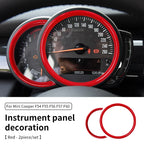 Car Tachometer Decoration Ring For Mini Cooper S F56 F55 F54 F60 Clubman Countryman Dashboard Panel Frame Cover Trim Accessories