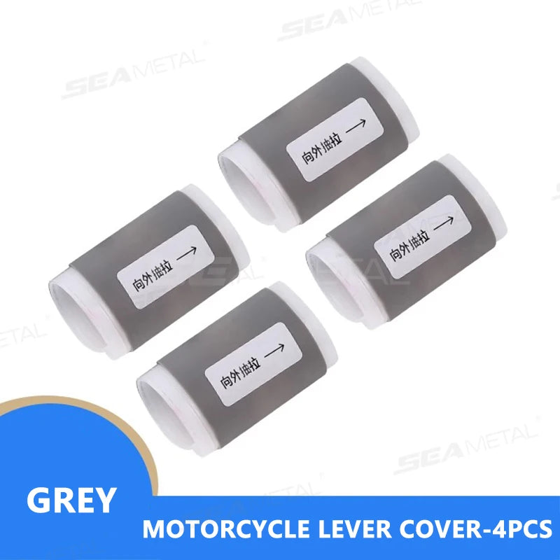 SEAMETAL Motorcycle Shift Gear Lever Cover Anti Theft Shoes Silicone Self Shrinking Motorcycle Riding Equipment Protective Cover