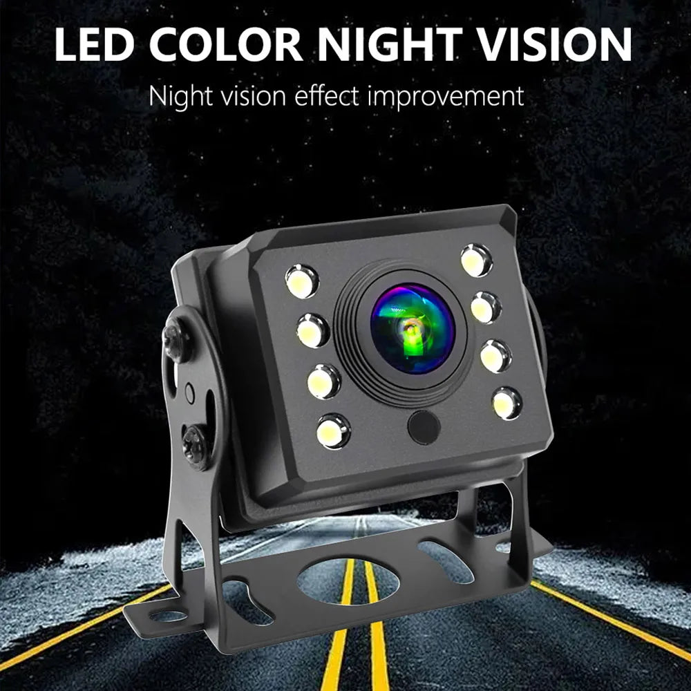 AHD 1080P Truck Rear View Camera for Bus Paking Car 12-24V 8 Led HD Night Vision Waterproof Bus Reversing Camera For Monitor